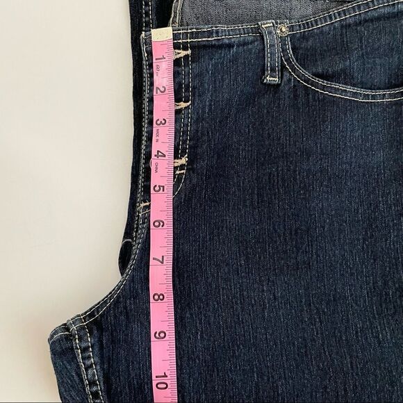 Jordache Jeans - 28” inseam - 32” waist- unfinished raw hem - 9” rise - Picture 9 of 12